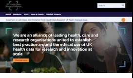 
							         UK Health Data Research Alliance | HDR UK								  
							    