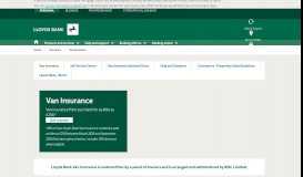 
							         UK Insurance – Van Insurance Quotes Online - Lloyds Bank								  
							    