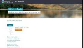 
							         UK Lakes Portal								  
							    