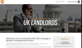
							         UK Landlords | Let Your Property With LiFE Residential								  
							    
