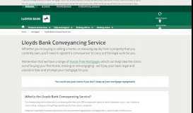 
							         UK Mortgages - Lloyds Bank Conveyancing Service - Lloyds Bank								  
							    