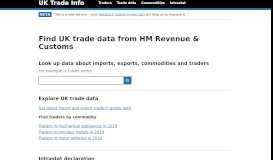 
							         UK Trade Info								  
							    