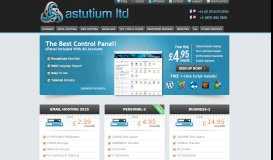 
							         UK Web Hosting and Domains - Astutium provide fast, secure, reliable ...								  
							    