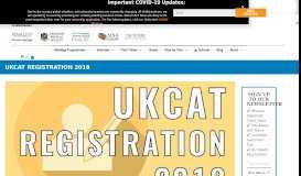 
							         UKCAT Registration 2018 - UniAdmissions								  
							    