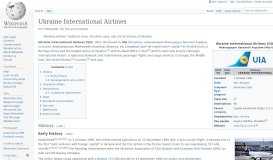 
							         Ukraine International Airlines - Wikipedia								  
							    