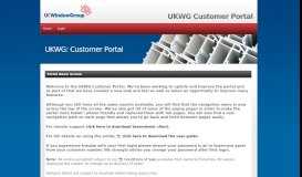 
							         UKWG Fabrication Portal								  
							    
