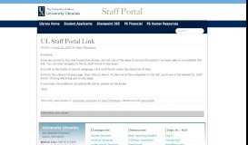 
							         UL Staff Portal Link | Staff Portal - UAkron Blog - The University of Akron								  
							    