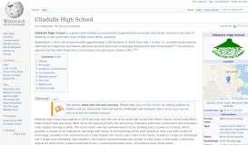 
							         Ulladulla High School - Wikipedia								  
							    