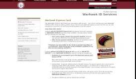 
							         ULM Warhawk Express Card | ULM University of Louisiana at Monroe								  
							    