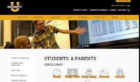 
							         ULS | Student Quick Links								  
							    