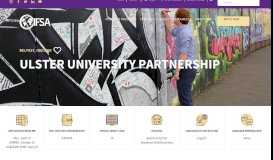 
							         Ulster University Partnership - IFSA Butler :IFSA Butler								  
							    