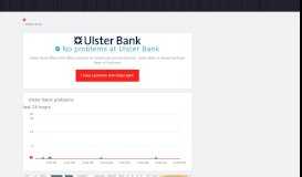 
							         Ulsterbank down? Current problems and outages ...								  
							    