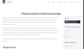 
							         Ultimate Guide to DAAD Scholarships - Scholarships for International ...								  
							    
