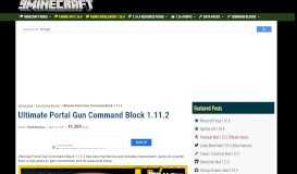 
							         Ultimate Portal Gun Command Block 1.11.2 - 9Minecraft.Net								  
							    