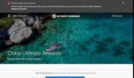
							         Ultimate Rewards | Credit Cards | Chase.com - Chase Bank								  
							    
