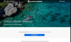 
							         Ultimate Rewards | Credit Cards | Chase.com								  
							    