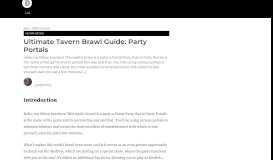 
							         Ultimate Tavern Brawl Guide: Party Portals | Dot Esports								  
							    