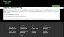 
							         UltiPro Services - Check Printing - Ultimate Software								  
							    