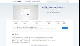 
							         Ultipro.greystonehcm.com website. UltiPro.								  
							    