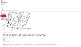 
							         Ultraman Coloring Pages | Work | Dinosaur coloring pages, Free ...								  
							    
