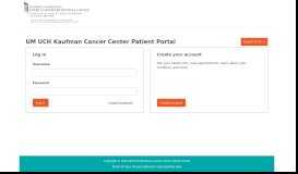 
							         UM UCH Kaufman Cancer Center Patient Portal								  
							    