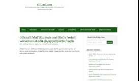 
							         UMaT Portal: UMaT Students and Staffs Portal – www2.umat.edu.gh ...								  
							    
