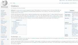 
							         Umbraco - Wikipedia								  
							    