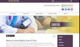 
							         UMC - El Paso | University Medical Center of El Paso | Careers								  
							    