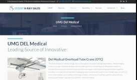 
							         UMG Del Medical | Desert X-Ray Sales								  
							    