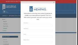 
							         umMail - The University of Memphis								  
							    