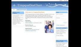 
							         Umpqua One Chart Home								  
							    