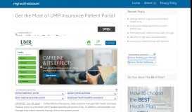 
							         UMR Login: UMR Provider Portal Walkthrough | myhealthaccount.org								  
							    