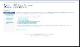 
							         UMS User Account Management - University of Maine System								  
							    