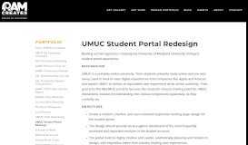 
							         UMUC Student Portal Redesign — RAM Creates								  
							    