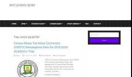 
							         umyu pg portal Archives - Best School News								  
							    