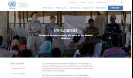 
							         UN Careers | UNA-UK								  
							    