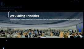 
							         UN Guiding Principles | Business & Human Rights Resource Centre								  
							    