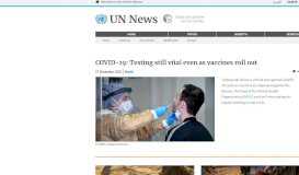 
							         UN News | Global perspective, human stories								  
							    