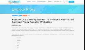 
							         Unblock Proxy								  
							    