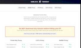 
							         Unblock Torrent Sites | Torrent Proxy and Mirror Sites								  
							    