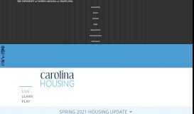 
							         UNC Housing - UNC Chapel Hill								  
							    