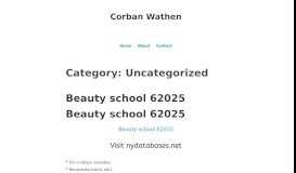 
							         Uncategorized – Page 4 – Corban Wathen								  
							    