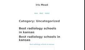 
							         Uncategorized – Page 4 – Iris Mead								  
							    