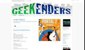 
							         Under Attack | Geekenders								  
							    