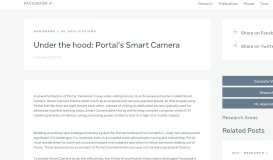 
							         Under the hood: Portal's Smart Camera - Facebook AI								  
							    