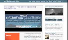 
							         Under The Influence with the crew from Portals Festival | Echoes And ...								  
							    