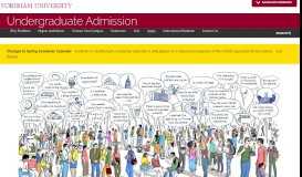 
							         Undergraduate Admission - Fordham University								  
							    