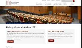 
							         Undergraduate Admissions | Ahmedabad University								  
							    
