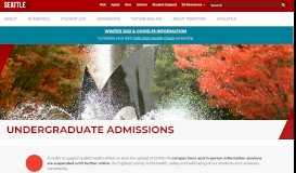
							         Undergraduate Admissions - Seattle University								  
							    