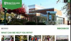 
							         Undergraduate Admissions | York College of PA								  
							    